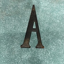 3.5  Metal iron Letter A
