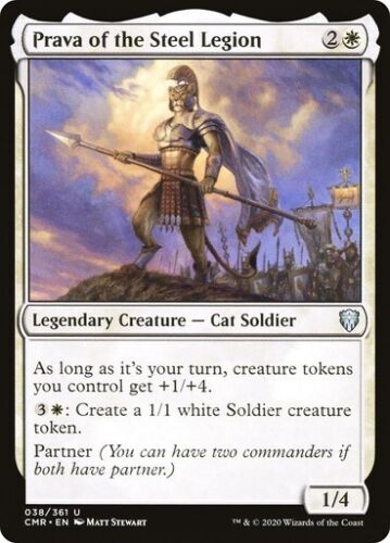 x1 Prava of the Steel Legion x1 MTG Commander Legends Magic The Gathering