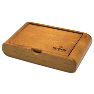 Copag Wooden Card Storage Box Cards Not Included