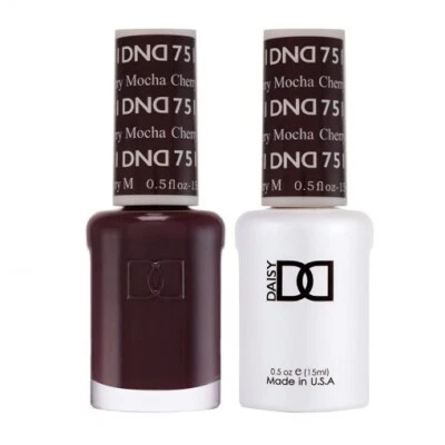 DND DC Match UV Gel + Nail Polish #751 Cherry Mocha
