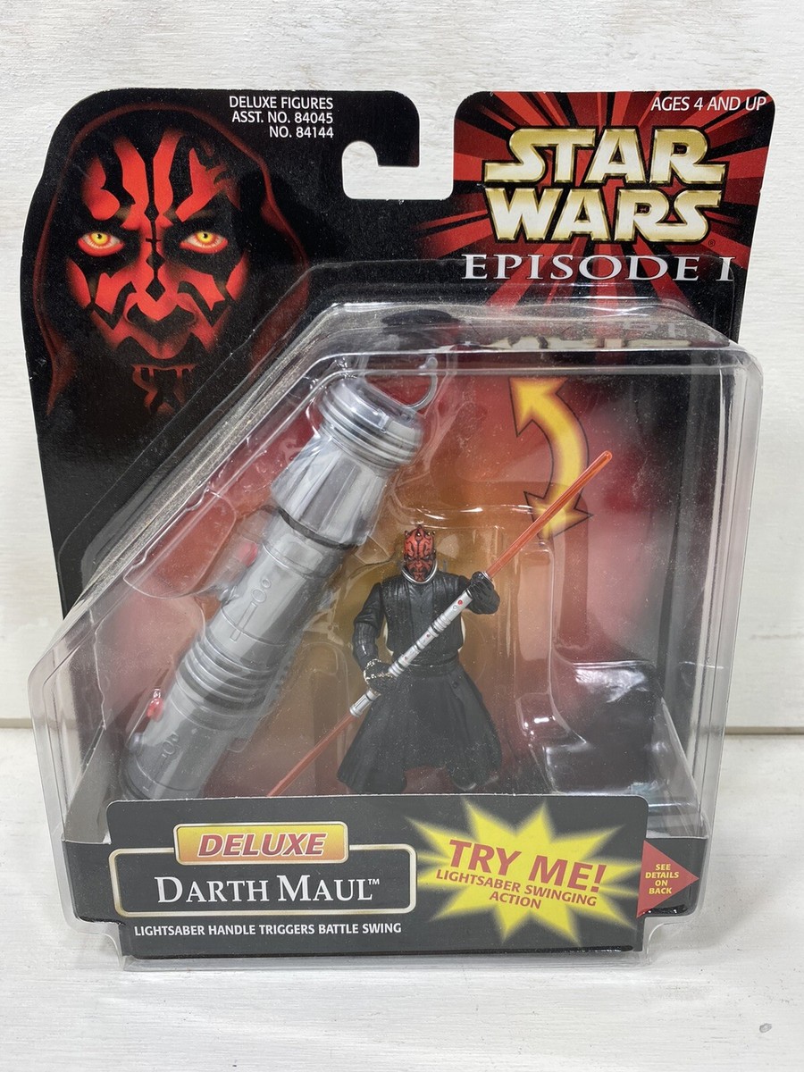 貴重◎ USA製 STAR WARS EPISODE 1 DARTH MAUL Amazon.com: Star Wars Episode I Deluxe Figure: Darth Maul