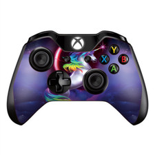 Skins Decal Wrap for Xbox One / One S Controller Unicorn Rainbows Space