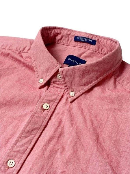 Men Gant Shirt Red Cotton 42 / XL / 50