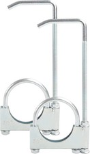 Exhaust Clamp With Hanger fit 2.5 Inch Exhaust Pipe Universal 2PCS New