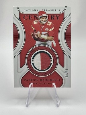 2021 National Treasures Century Materials Patrick Mahomes 98/99 #CM-PM