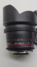 Rokinon 10mm T3.1 Cine Lens for Nikon F Mount