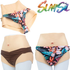 Silicone Underwear Shorts Panty Fake Vagina Transgender For Crossdresser