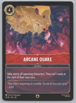 Disney Lorcana - Palace Heist 22/35 Arcane Quake