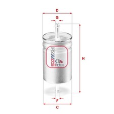 ORIGINAL® Sofima Kraftstofffilter für Opel CORSA B ASTRA F CC ASTRA F Caravan