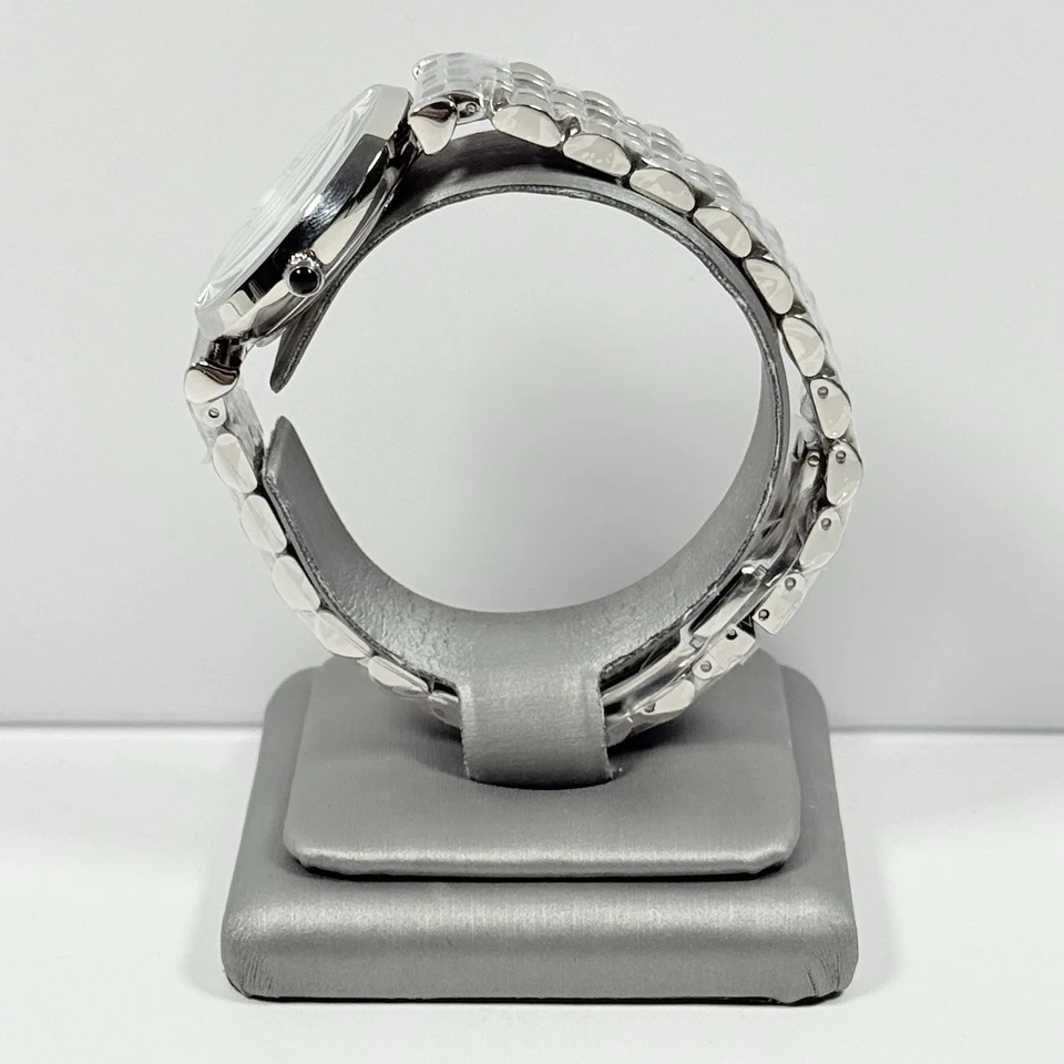 RELOJ EMPORIO ARMANI CLÁSICO AR1682 MADREPERLA PLATA/BLANCO DAMAS MUJER Foto 2 de 4