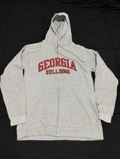 Pro Player Georgia Bulldogs UGA Full Zip Hoodie College University Size M