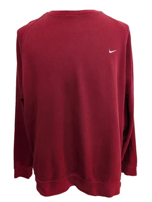 Magnifique sweat Nike vintage ROUGE BORDEAUX Logo brodé XL - Photo 1/4