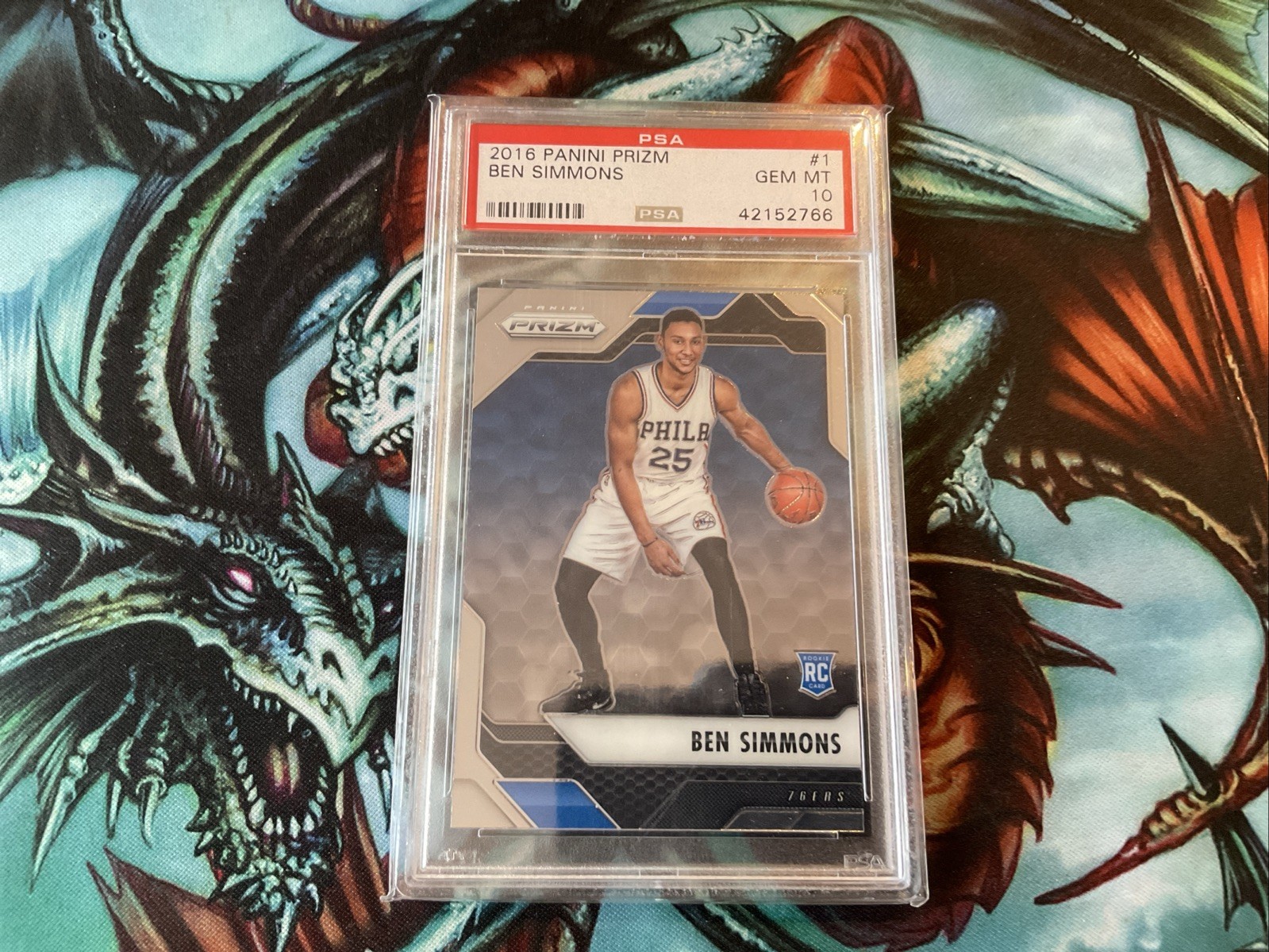 2016 Panini Prizm Ben Simmons #1 RC PSA 10 GEM MINT Rookie Card