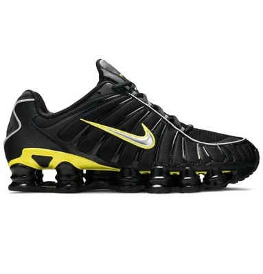 Nike Shox TL Shoes Black Dynamic Yellow CN0151-002 Men's Sizes NEW