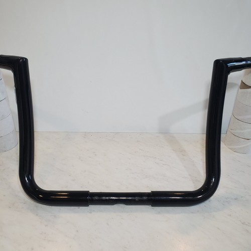 Carlini Menace Harley TBW 16" Ape Hanger Handlebar 1.5" Clamp MA150-16B FBW - Bild 2 von 12