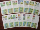 Japan Stamp First Day Cover Special Prefecture 47 Flowers (都道府県花シリーズ) 1990