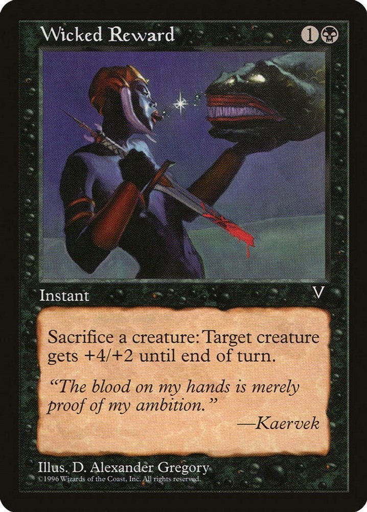 Wicked Reward Normal [VIS - 75] NM MagicVisions