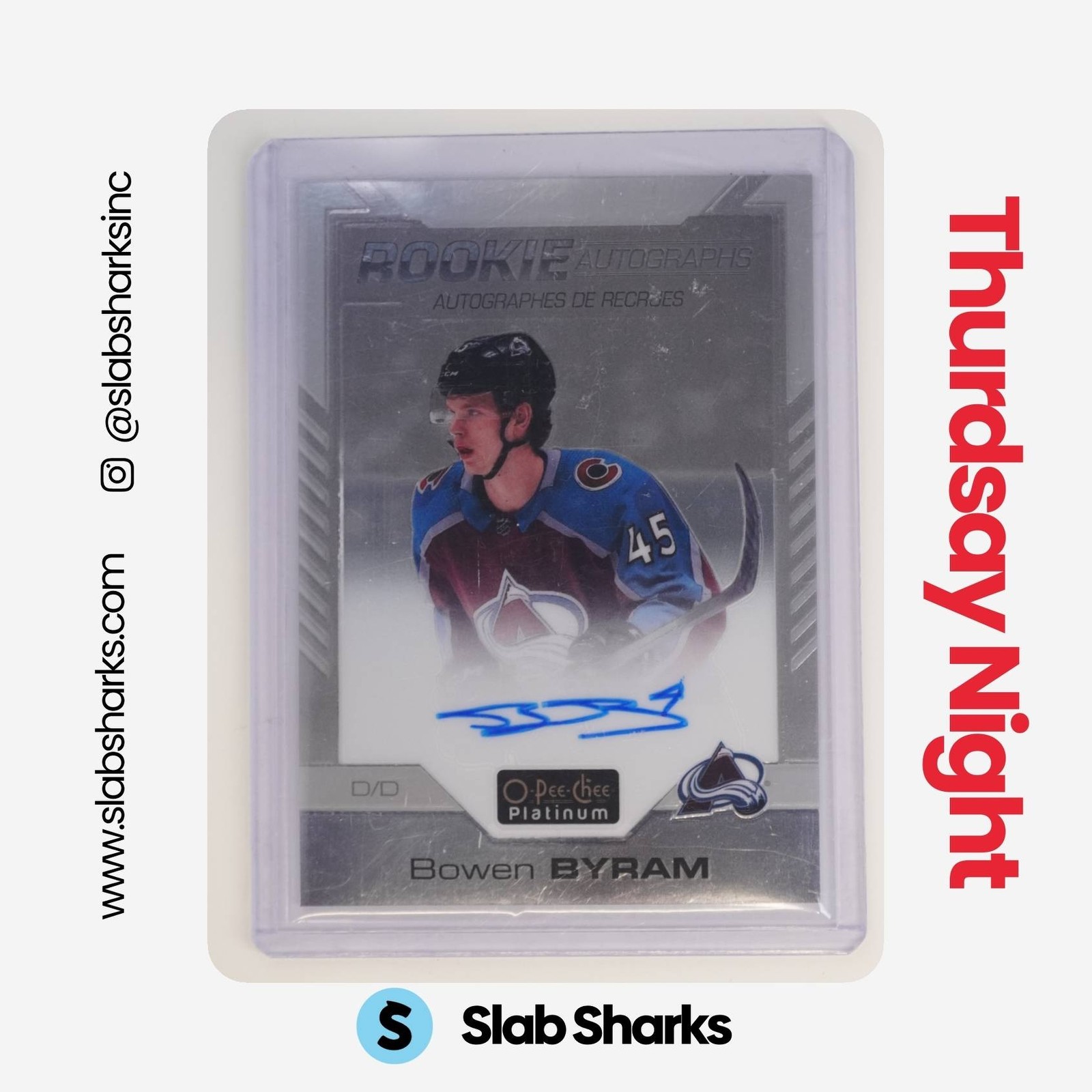 2020 O-PEE-CHEE PLATINUM #R-BB BOWEN BYRAM ROOKIE AUTO RC