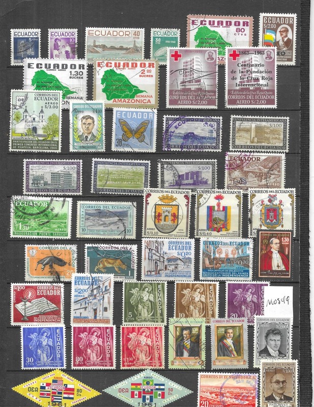 ECUADOR STAMPS (M0844)