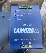 TDK-Lambda DPP240-24-1 Industrial 24V 10A PLC Power Supply 115-230VAC