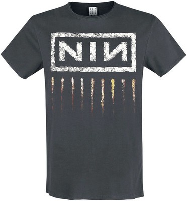 Nine Inch Nails T-Shirt Herren Amplified Collection - Downward Spiral charcoal