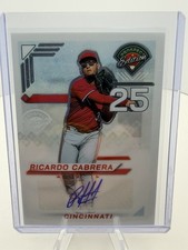 2025 Panini Prospect Edition Ricardo Cabrera #195 Holo Ticket Signatures Auto