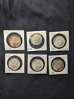 6x 1964-P Kennedy Half Dollars 90% Silver Lot Possible Error