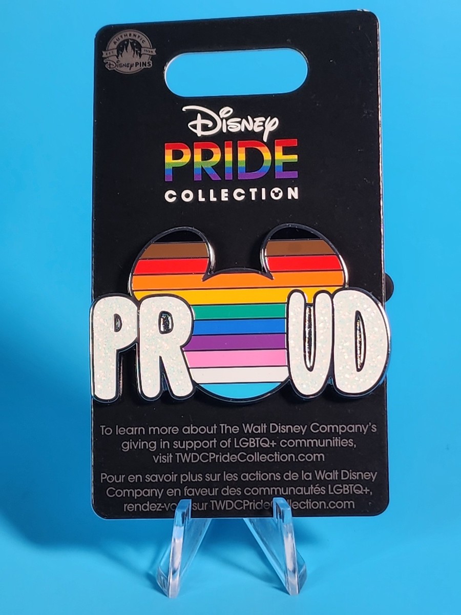 Rainbow Proud Mickey Mouse Head Icon Pride 2023 Disney Pin 155721