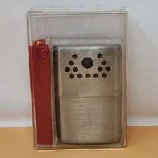 Jon-e Standard Size Metal Hand Warmer With Case & Instructions Untested