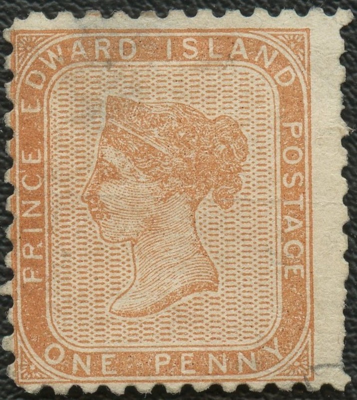 1862 Mint Prince Edward Island Canada 1¢ Queen Victoria Unitrade 4ii NG HR Stamp