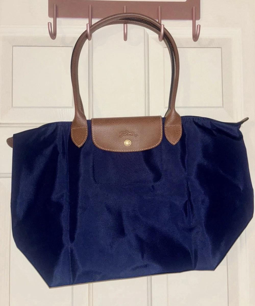 Longchamp Le Pliage Tote Blue Bags & Handbags for Women for sale
