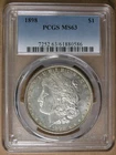$1 1898 Morgan Silver Dollar PCGS MS63 Philadelphia Mint PL MIRRORS * AvenueCoin