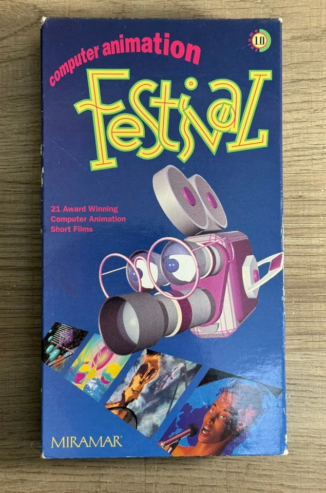 Computer Animation Festival Volume 1.0 (VHS Tape, Miramar, 1993) Tested - Image 2 of 4
