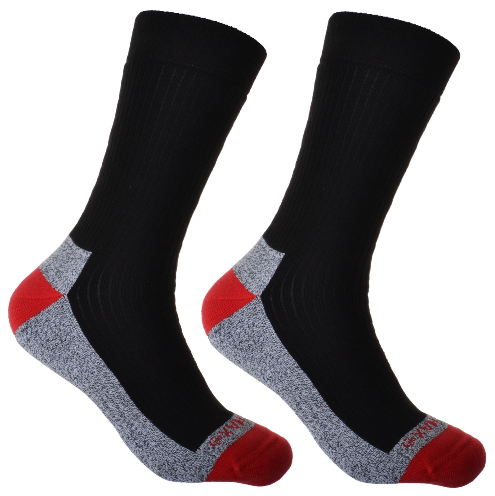 2 Pairs of Men's Thick Cotton Coolmax walking Socks - Arch Support