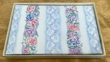 VTG 1977 C.R. Gibson Bridal Lace Snapshot Book, Original Storage Box, New 