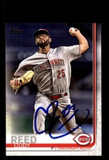 Signed Baseball Card Auto Cody Reed 2019 Topps #375 Cincinnati Reds