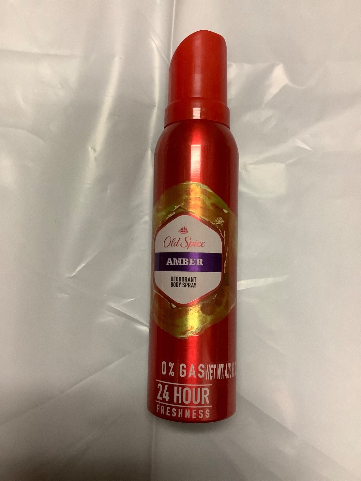 Old Spice AMBER Deodorant Body Spray For Men (140ml) FREE SHIPPING- 6 PACK (SIX)