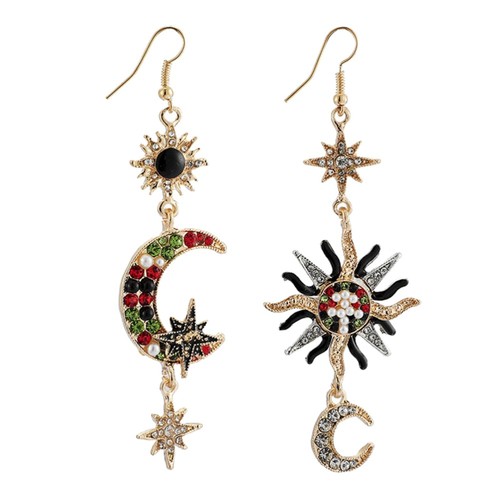 Boucles D'oreilles Vintage Pendantes - Neuf Sans Emballage, Style Rétro
