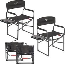 SUNNYFEEL Camping Directors Chair, Heavy Duty,Oversized Portable Folding Chair