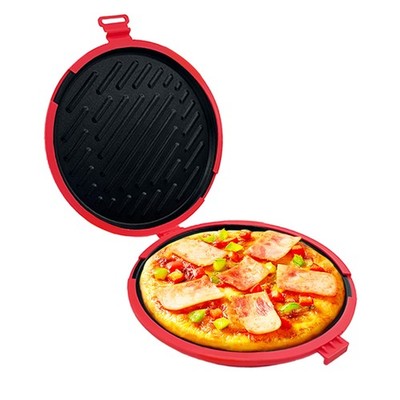 9.5inch 5-in-1 Microwave Grill Pan,Grilled Cheese,Large Toastie Sandwich Make...