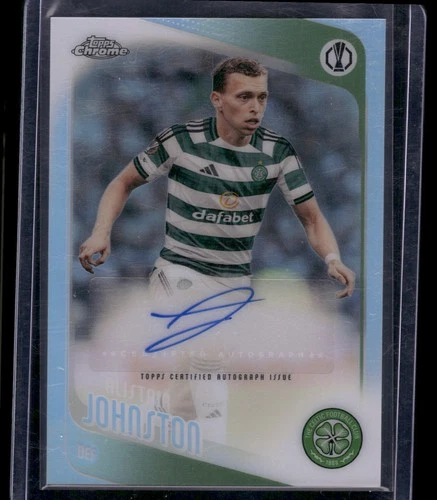 2025-26 Topps Chrome UEFA Club Competitions #CA-AJ Alistair Johnston Auto