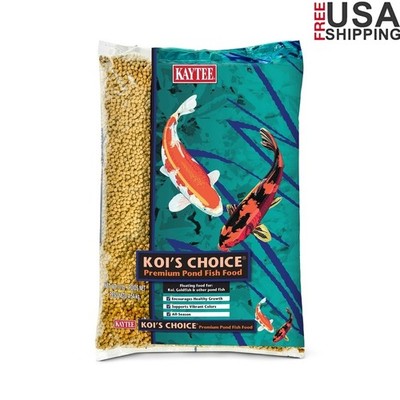 Koi Floating Fish Food Premium Pellets All Season Nutrition Clear Pond Water New