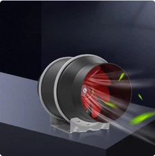 4-inch High-Power Low-Noise Exhaust Fan Home Kitchen Use 100~240V Exhaust Fan