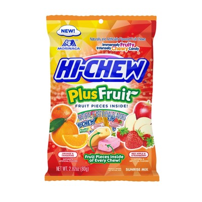 HI CHEW Fruit Candy Assortment 6 Bags Sweet and Sour Chewy Treats 80 Count