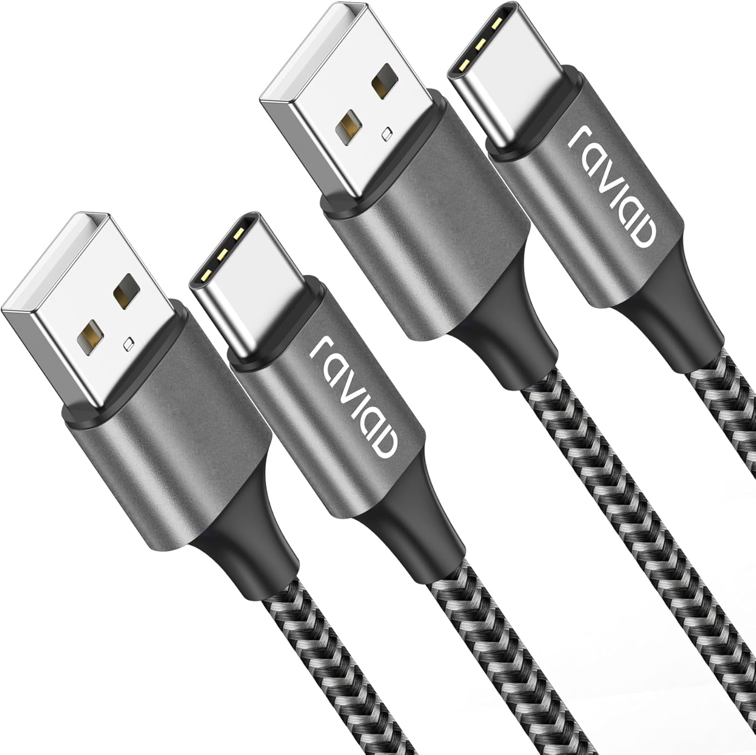 Cavo USB Tipo C [2Pezzi, 2M] Nylon Cavo USB C Di Ricarica Rapida E Trasferimento