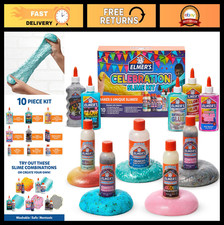 Ultimate Slime Kit for Kids - 10 Assorted Magical Liquid Activators Glues, Art