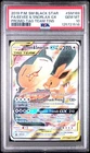 2019 POKEMON SM BLACK STAR PROMO #SM169 FULL ART/EEVEE & SNORLAX GX PSA 10