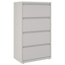 HIRSH 14978 Lateral File Cabinet,Light Gray 48YA99