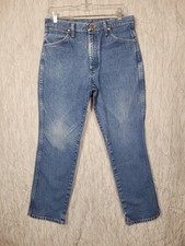 Wrangler 936DEN Cowboy Cut Slim Fit Jeans Mens 32x30 Blue Denim Western Straight