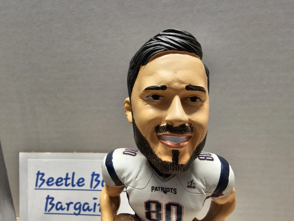 Anillo Danny Amendola New England Patriots NFL 2017 FOCO #'d Bobblehead nuevo en caja SB Foto 2 de 4
